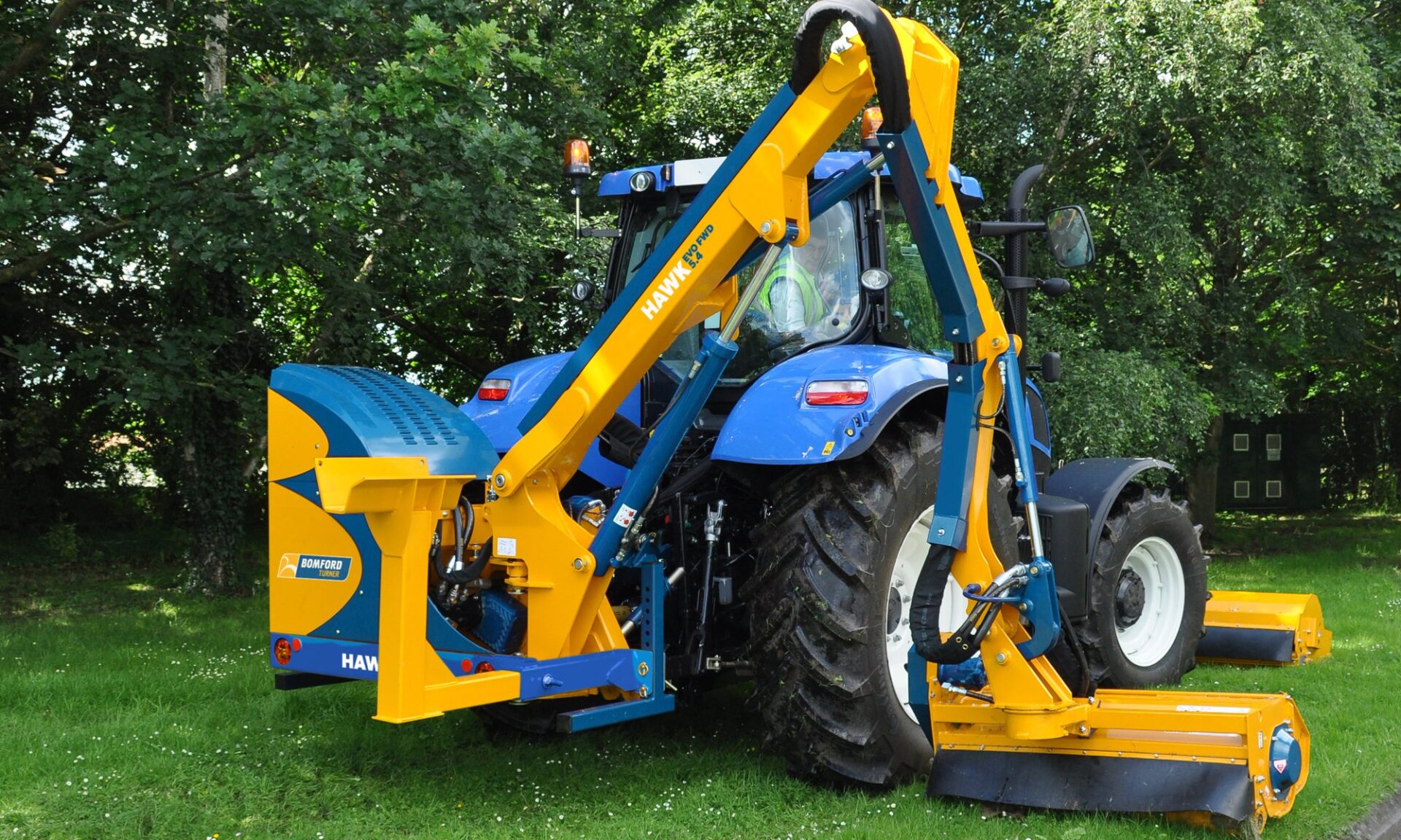 BOMFORD HAWK EVO 5.4M FORWARD ARM REACH ARM FLAIL MOWER AgPride