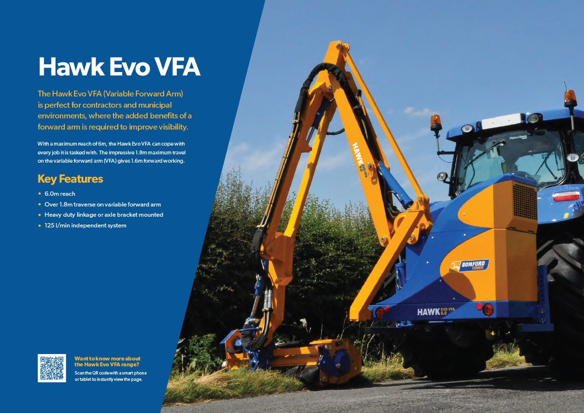 BOMFORD HAWK EVO VFA 6.0M VARIABLE FORWARD ARM REACH ARM FLAIL